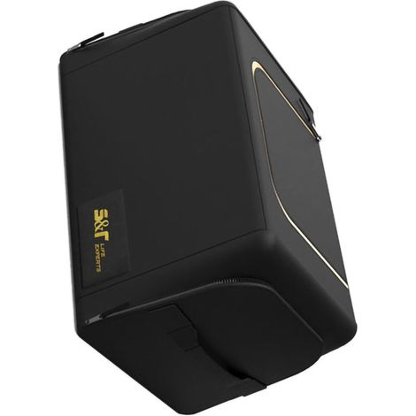 Organisateur de coffre de voiture grande capacité en tissu Oxford, 3 niveaux, pliable, noir, 30 L (1/5)