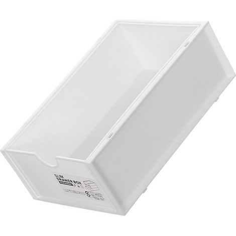 Boîte de rangement bureau plastique blanc tiroir organiseur maquillage fournitures papeterie (1/5)