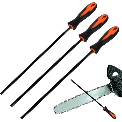 Kettensägenfeile 3er Set 4,0 4,8 5,5 mm mit Griff (1/5)