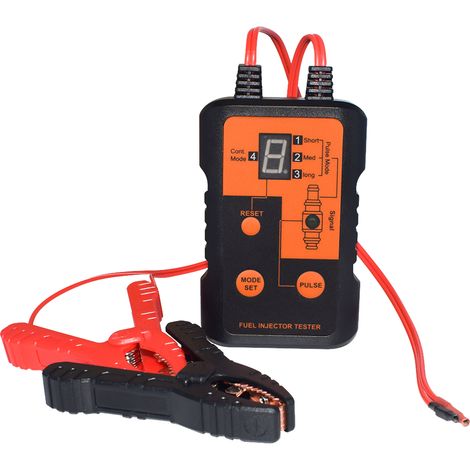 Testeur d'injecteur de carburant, testeur automobile avec 4 modes d'impulsion, outil de contrôle de nettoyage de voiture 12 V (1/5)