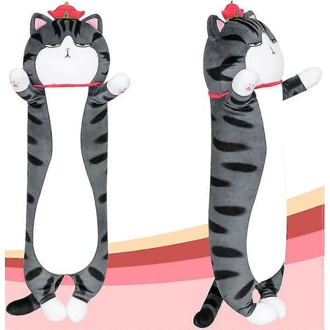 Cat Plush Pillow, 60cm Soft Cat Pillow, Cat Body Pillow, Cat Plush Toys For All Ages (1/4)