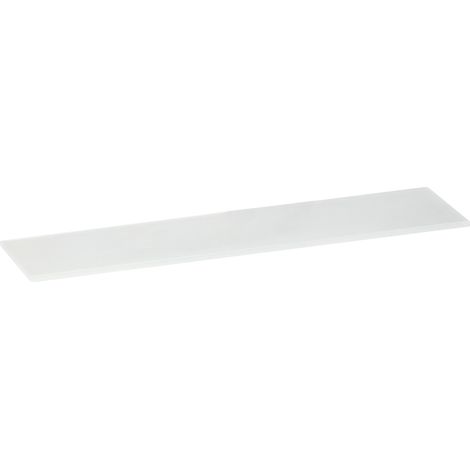 KEUCO PLAN Cristallin-plaque en verre mat en bas, 220x100mm,