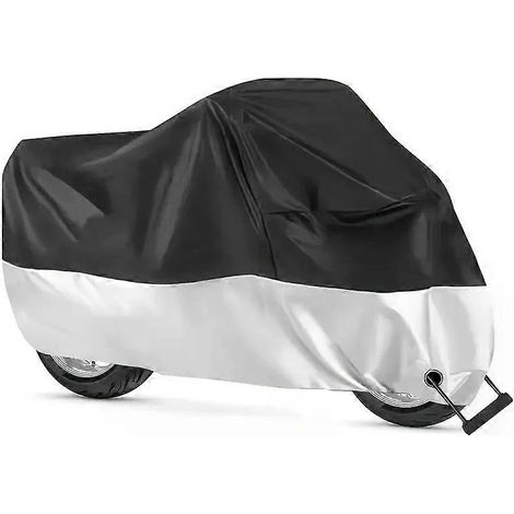 Staubschutz-Outdoor-Aufbewahrung für Motorrad-Regenabdeckungen, regendicht und sonnenbeständig, wasserdicht, UV-beständig, belüftet (1/4)