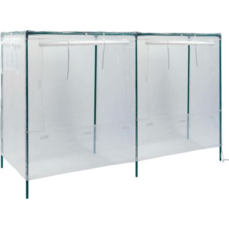 Vitavia Hochbeetabdeckung "Eckig L", transparent, L / 158 x 55 x 95 cm (1/2)