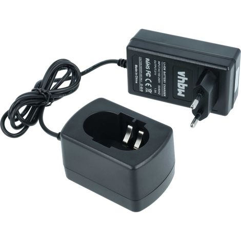 vhbw Ladegerät kompatibel mit Hitachi WH 18DMR, WR 18DL, WR18DLP4, WR 18DMR Werkzeug Akkus