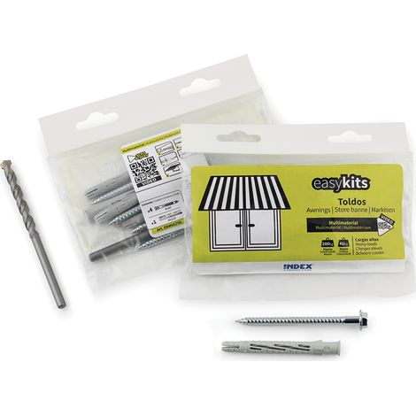 Caja de 12) Kit de fijación para toldo enrollable (1/2)