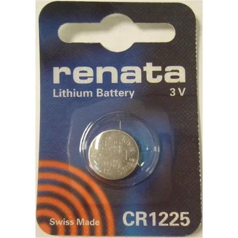 Batterie bouton renata CR1225 lithium 3 Volts 12 mm