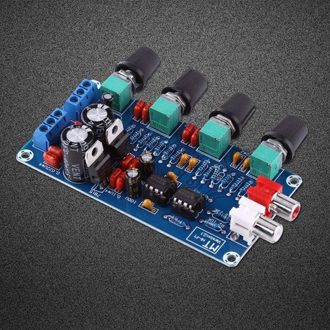 Préamplificateur HIFI NE5532 avec contrôle de volume et de tonalité, amplificateur opérationnel, carte assemblée (1/5)