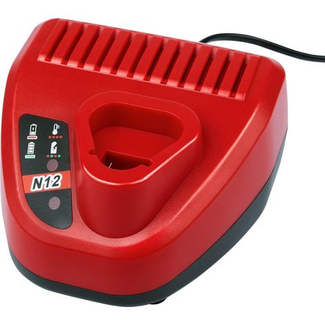 M12 Chargeur pour Batterie, 12V Chargeur de Batterie Compatible avec Toutes Les M12 Batteries 48-11-2401, 48-11-2402, 48-11-2420, 48-11-2430, 48-11-2440, 48-11-2460, 48-11-2411 (1/5)