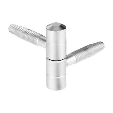 CERNIERA TIPO ANUBA 119 AGB - ACCIAIO NICHELATO MM13- 10 pezzi