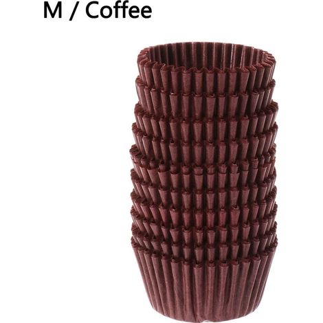 Cupcake Liners - Papier Alimentaire Certifié - Pour Gâteaux Muffins Chocolat - 500 Pièces ou 1000 Pièces - Couleurs Assorties (1/5)
