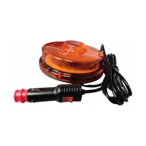 L谩mpara de advertencia magn茅tica de 48 LED con forma de OVNI y gallo, 22 W (1/3)