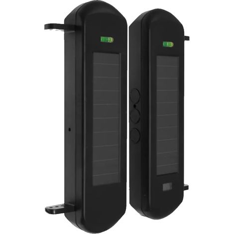 Barrières supplémentaires 1B infrarouges 900 mètres solaires extérieures autonomes sans-fil détection passage (DA600+) (1/5)