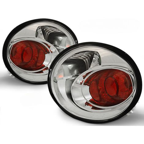 Paire de feux arriere VW New Beetle 98-05 chrome-27336451