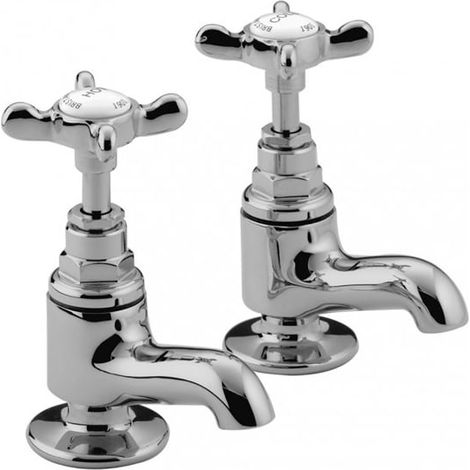 Bristan 1901 Bathroom Vanity Basin Sink Taps Chrome Traditional N VAN C CD