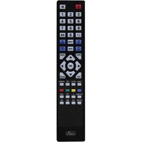 TELECOMMANDE CLASSIC 1:1 ECRAN PLAT TOSH POUR TV AUDIO TELEPHONIE TOSHIBA - 6010741