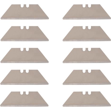 Lame trapézoïdale STIER pour cutter repliable 19 x 61 mm, pack de 10 (1/4)