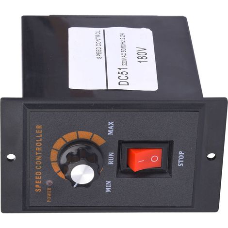 Variateur de vitesse moteur à courant continu DC-51, régulateur 120W 2,2A, contrôleur à aimant permanent, sens avant, sortie 0-180V DC (1/5)