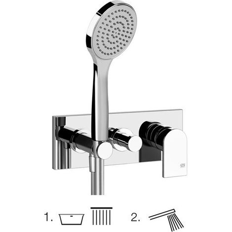 Gessi Emporio Via Manzoni juego de montaje para mezclador