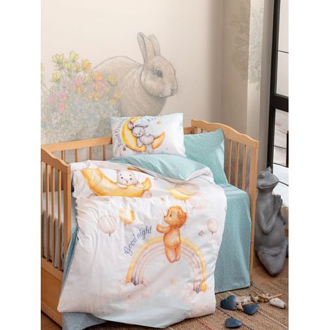 Funda nórdica, funda nórdica, ropa de cama Set 100% Algodón Mint