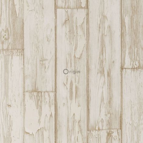 papier peint imitation bois beige - Origin Wallcoverings (1/3)