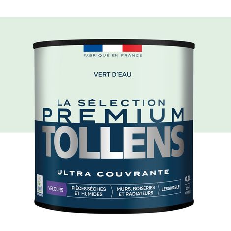 Peinture Velours Ultra Couvrante Vert D'eau 0,5 L