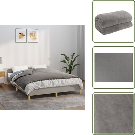 Gewichtsdecke mit Bezug Grau 152x203 cm 11 kg Stoff - Gewichtsdecke - Schlafdecke - Bettdecke - Schlafen - Stressabbau (1/5)