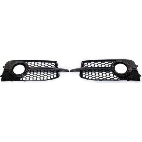 Cubierta de faro antiniebla para Audi A1 S Line 8X 2011 2012 2013 2014, rejilla de faro antiniebla del parachoques delantero, accesorios para automóvil, un par