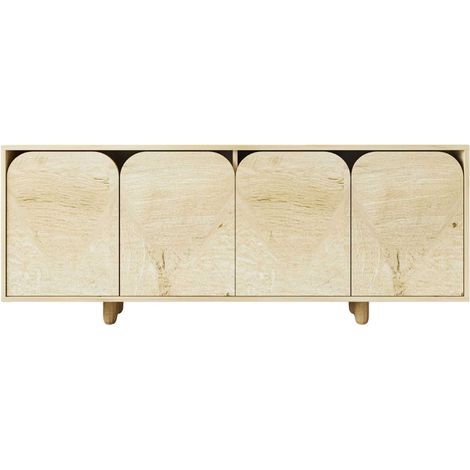 Buffet 4 portes en aggloméré Lazio Bohem (1/4)