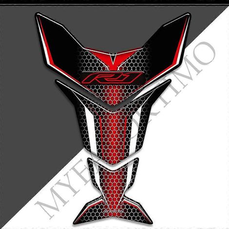 Protection de réservoir avec autocollants, logo et emblème pour Yamaha YZF-R1, YZF R1, R1000 et R1-9. (1/5)
