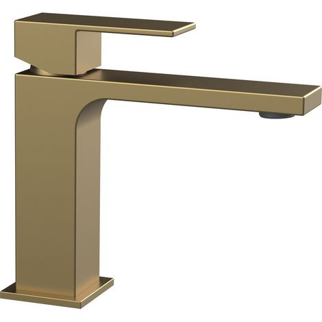 Sapho Cubemix - Mitigeur de lavabo, doré mat CM002GB (1/3)