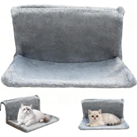 1 Lit Radiateur Chat, Pluche Douce, Crochets Universels, Repos Chaud, Pour Foyer (1/5)