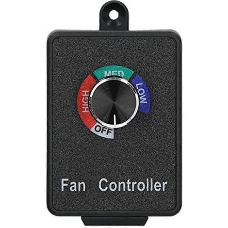 120V-Drehzahlregler mit Nadelanzeige, kompatibel mit Ventilatoren, Lampen, Elektrowerkzeugen und motorisierten Geräten (amerikanischer Stecker). (1/5)