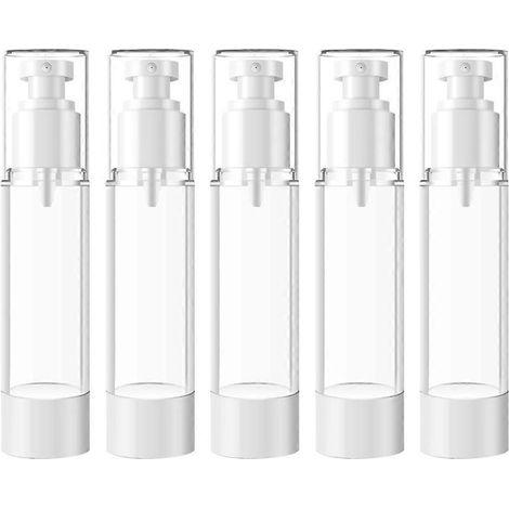 Lot de 5 flacons vides portables à pression pour distributeur de lotion (flacon pulvérisateur de 100 ml) (1/5)