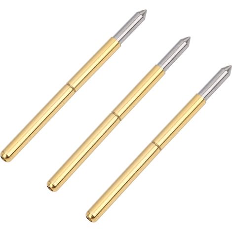 100 Stück P125‑B Prüfspitzen, 2,0 mm Federprüfspitzen, Messing-Pogo-Pins (1/5)