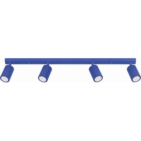 Plafones KARBON ultramar aluminio 4xGU10 81cm Sollux (1/2)