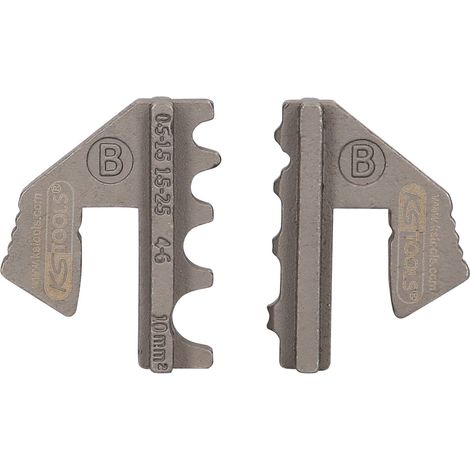 KS Tools Paar Crimp-Einsätze für nicht isolierte Kabelösen, Ø 0,5 - 10 mm (1/5)