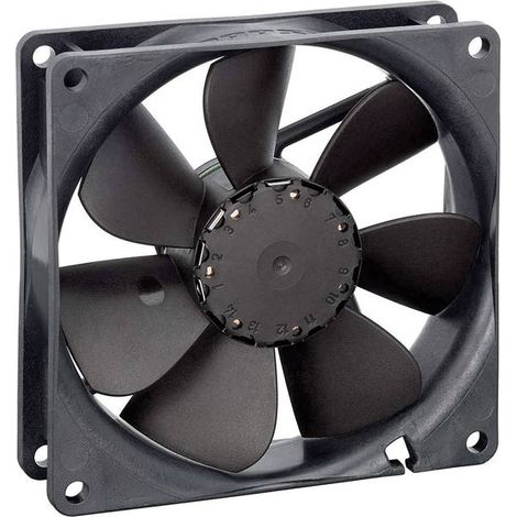 EBM Papst 3412 NG Ventola assiale 12 V/DC 82 m³/h (L x L x A) 25.4 x 92 x 92 mm