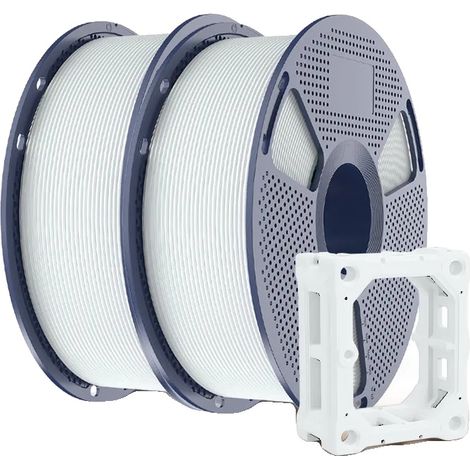 Filamento per stampante 3D, ad alta resistenza, ecologico, PLAplus 2 ceramico (1/2)