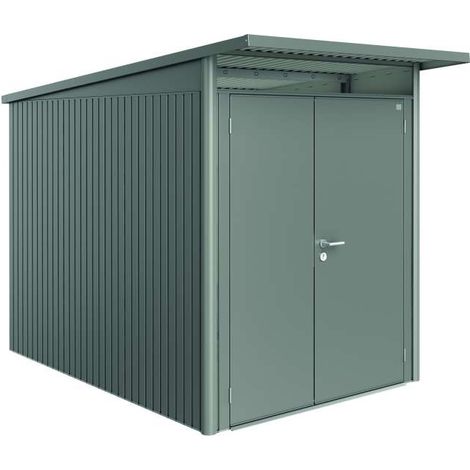 Biohort Casetta da Giardino Portaattrezzi AvantGarde A3 Porta due battenti Grigio quarzo 4,33 mq