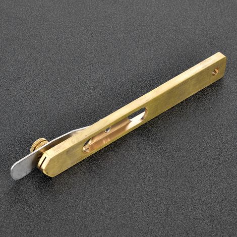 Couteau Multifonction en Laiton pour Travail du Cuir et Projets DIY (1/4)