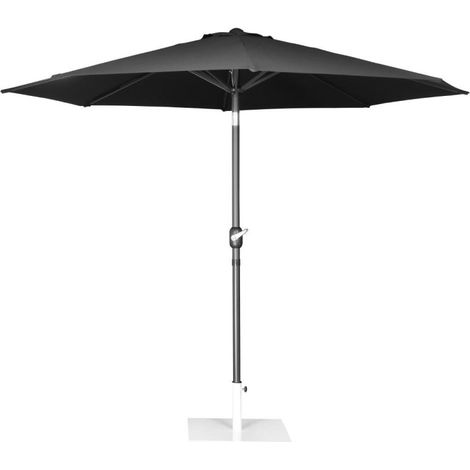 Parasol rond Seville 3m noir - BOLERO (1/5)