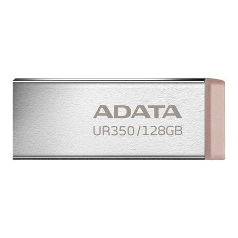 Adata ur350-128g-rsr/bg, lÁpiz usb nÍquel/marrÓn