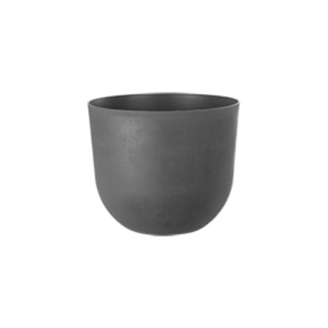 VASO SWING MOOD CONCA 40 CM GRIGIO FUMO PLASTECNIC