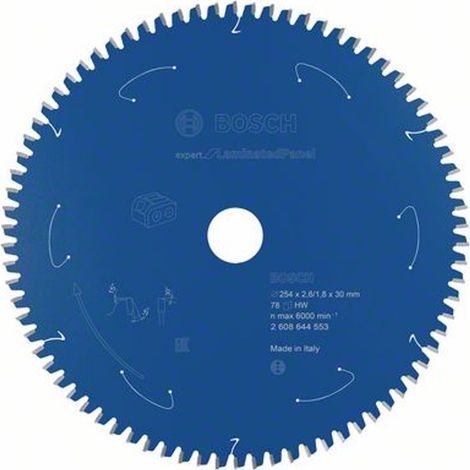 Bosch Kreissägeblatt Expert for Laminated Panel für Akku-Tischkreissägen 254 x 2,6 x 30 mm 78 - 2608644553 (1/5)