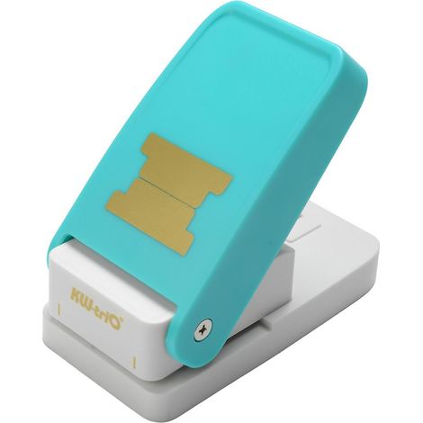 KW-trio BQJ-04 Registerstanzer für Loseblattsammlungen, DIY-Indexaufkleber, Etikettenstanzer, Trennblattstanzer, Papierstanzer