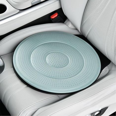 Coussin Pivotant pour Voiture - Coussin de Siège Auto Pivotant 360° - Coussin Pivotant Siège Auto - Aide à la Montée en Voiture - Aide à la Descente en Voiture - Basis Antidérapante - Vert (1/5)