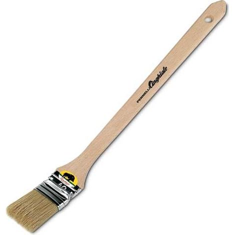Pennello radiatore 60mm con manico in legno cinghiale