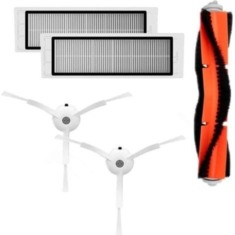 Kit Accessoires Aspirateur Robot Brosse Principale Brosses Latérales Filtres HEPA Pièces Rechange (1/4)
