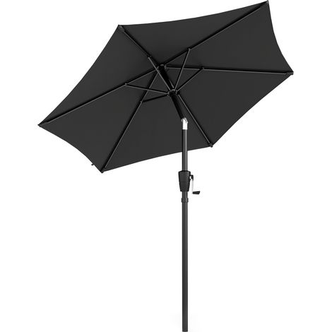 Outsunny Garden Parasol, 2m Outdoor Table Parasol Umbrella with Tilt (1/5)
